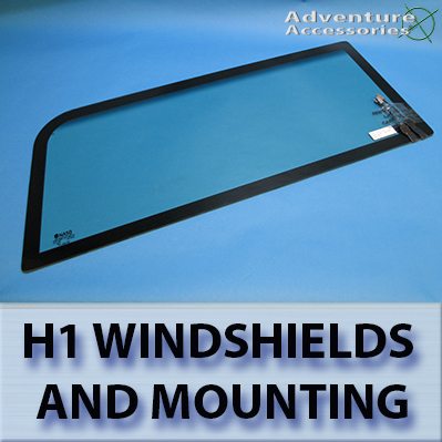 Hummer H1 AM General Windshields and Mounting